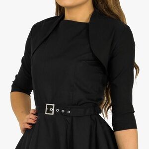 Black butterfly Bolero. Size 10